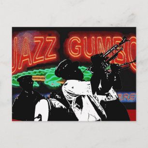 Jazz Gumbo Brass Band Vykort