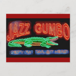 Jazz Gumbo Vykort