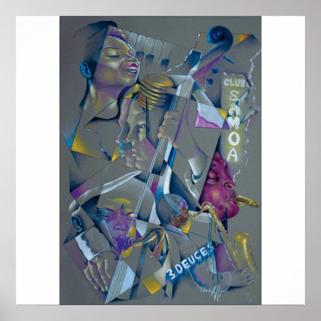 Jazz gyllene ålder poster (Framsidan)