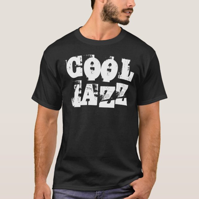 Jazz hade en osäker utformning av fet logotyp. t shirt (Framsida)
