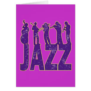 Jazz Hälsningskort