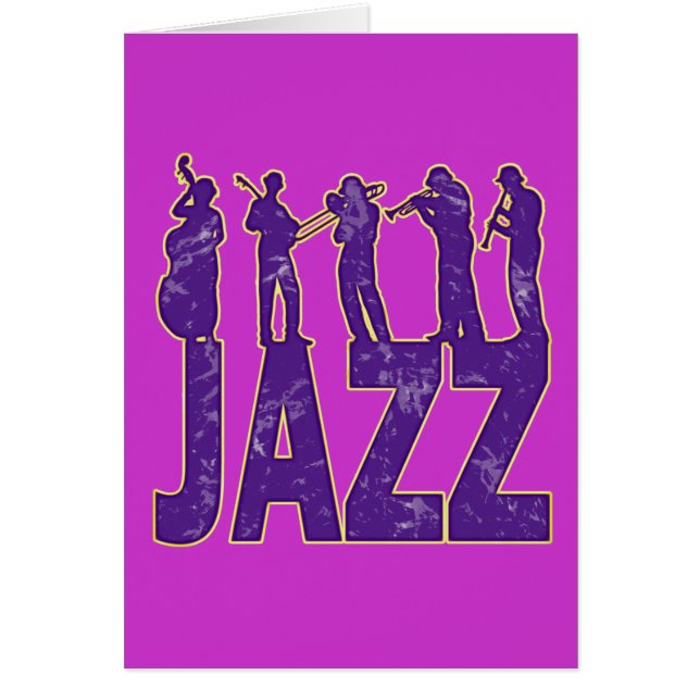 Jazz Hälsningskort (Framsidan)