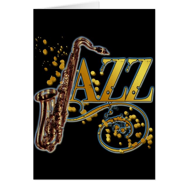 JAZZ HÄLSNINGSKORT (Framsidan)