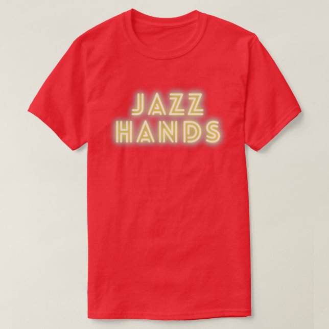 Jazz Händer Funny Design T Shirt (Design framsida)