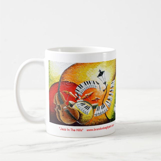 Jazz i backekaffemuggen kaffemugg (Vänster)