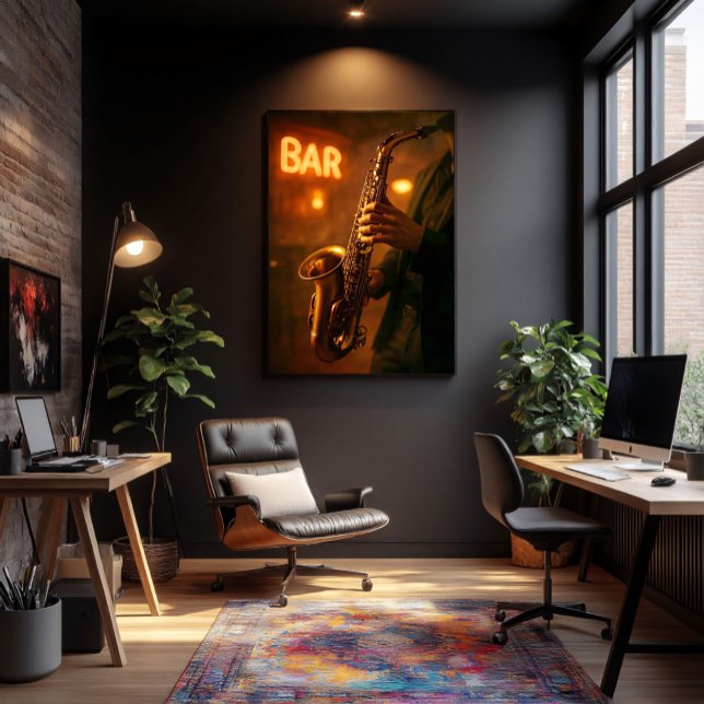 Jazz i bardiskar poster (Skapare uppladdad)