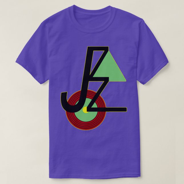 Jazz i en design t shirt (Design framsida)