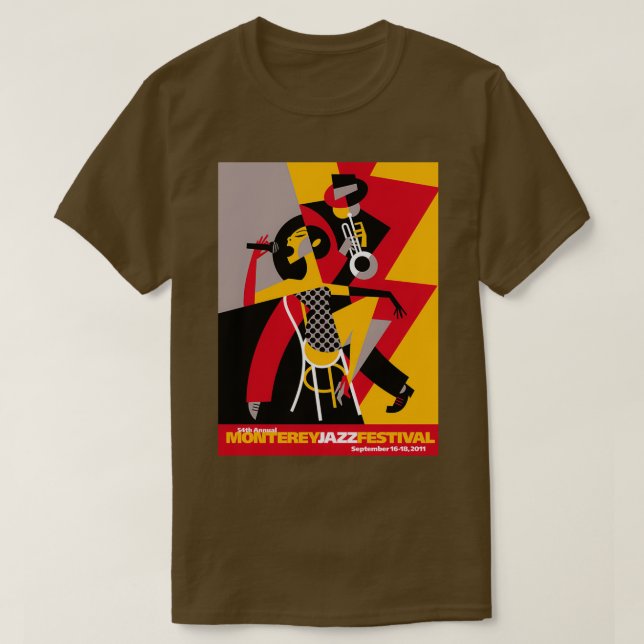 Jazz i Monterey T Shirt (Design framsida)