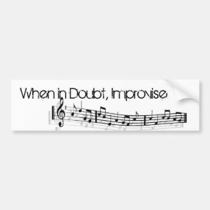 Jazz Improv Bildekal