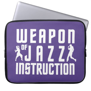 Jazz Instruction anpassningsbar laptop sleeve