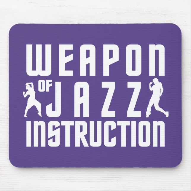 Jazz Instruction anpassningsbar mousepad Musmatta (Framsidan)