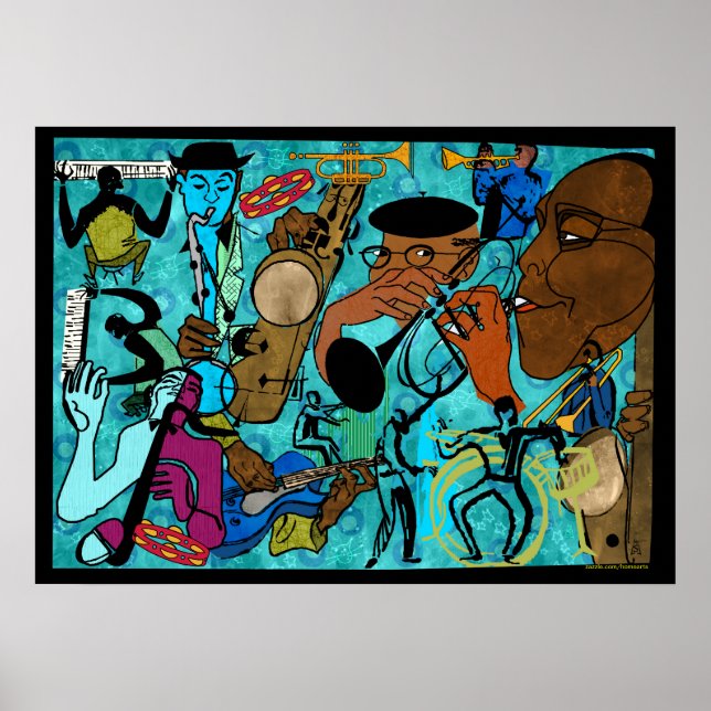 Jazz Jammers Poster (Framsidan)