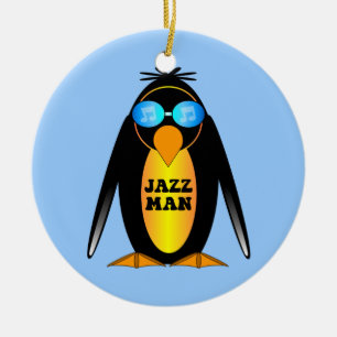 jazz julgransprydnad keramik