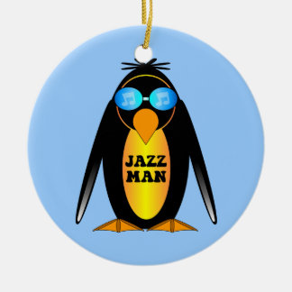 jazz julgransprydnad keramik