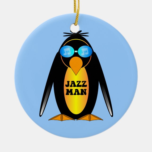 jazz julgransprydnad keramik (Framsidan)
