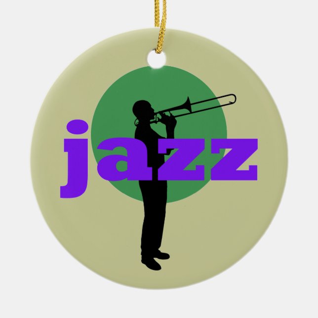 Jazz Julgransprydnad Keramik (Framsidan)
