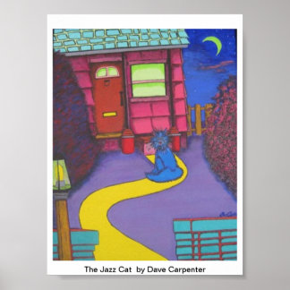 Jazz-katten Poster - av Dave Carpenter