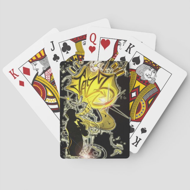 Jazz-klubb Casinokort (Baksidan)