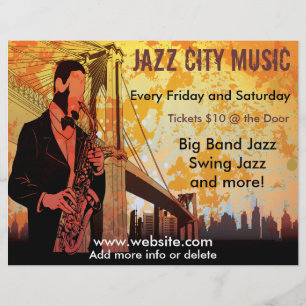Jazz konsert Music Flyer