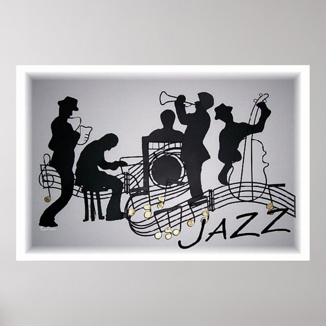 Jazz-kvartetten Poster (Framsidan)