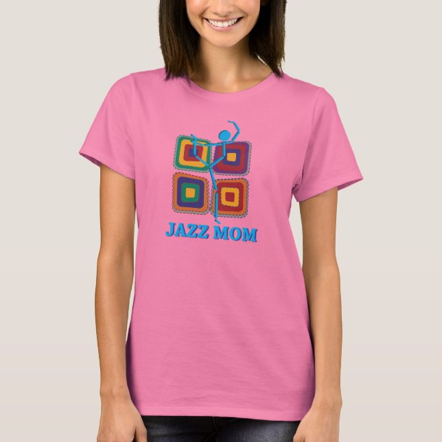 Jazz Mamma T Shirt (Framsida)