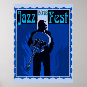 Jazz Man in Blue 2018 Poster