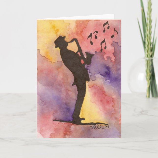 Jazz Man Kort (Framsida)