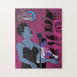 Jazz Midnight nattklubbens sångpussel Pussel
