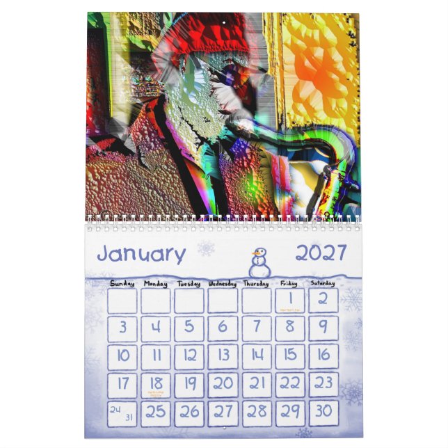 JAZZ - MORSOR - TAZZ KALENDER (Jan 2027)