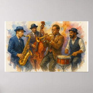 Jazz Muscian Poster