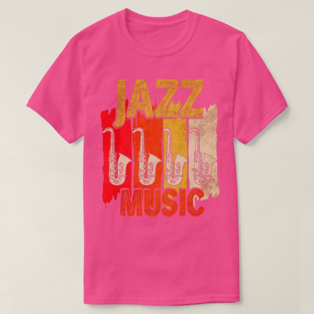 Jazz Music 15 T Shirt (Design framsida)