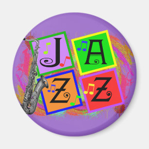 Jazz Music Älskare Gifts Magnet