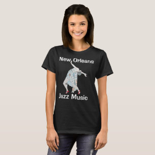 Jazz Music Dancer, New Orleans T Shirt