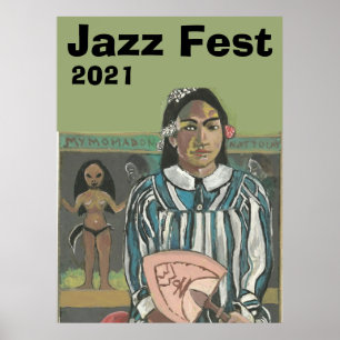 Jazz Music efter Gauguin Poster