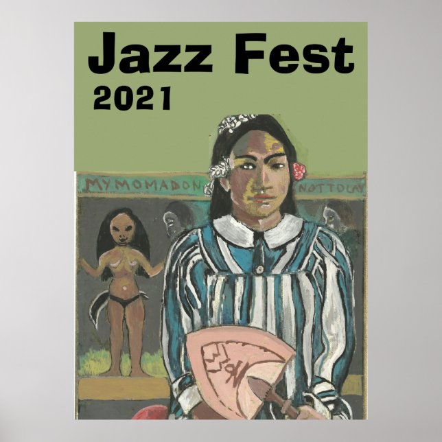 Jazz Music efter Gauguin Poster (Framsidan)
