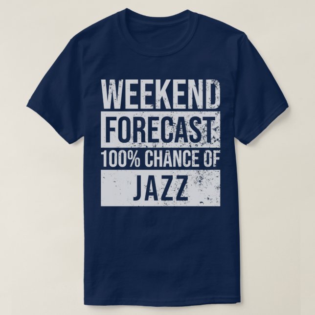 Jazz Music Gift Jazz-prognos (2) T Shirt (Design framsida)