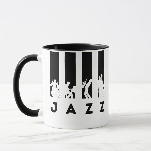 Jazz Music Instrument Mugg (Vänster)