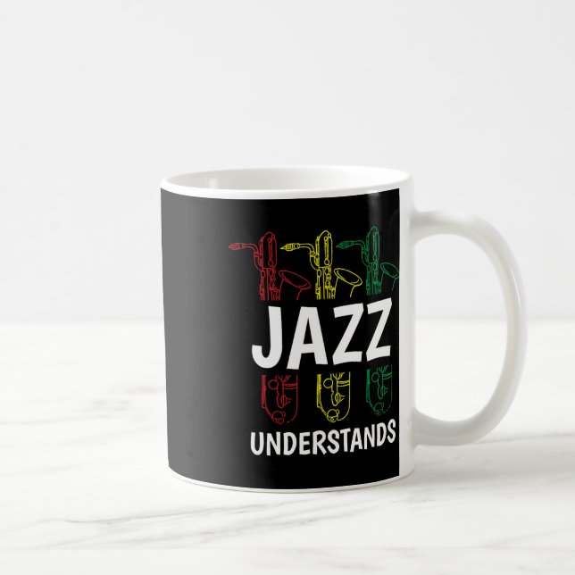 Jazz Music Juneteonde Black Musician African Ameri Kaffemugg (Höger)
