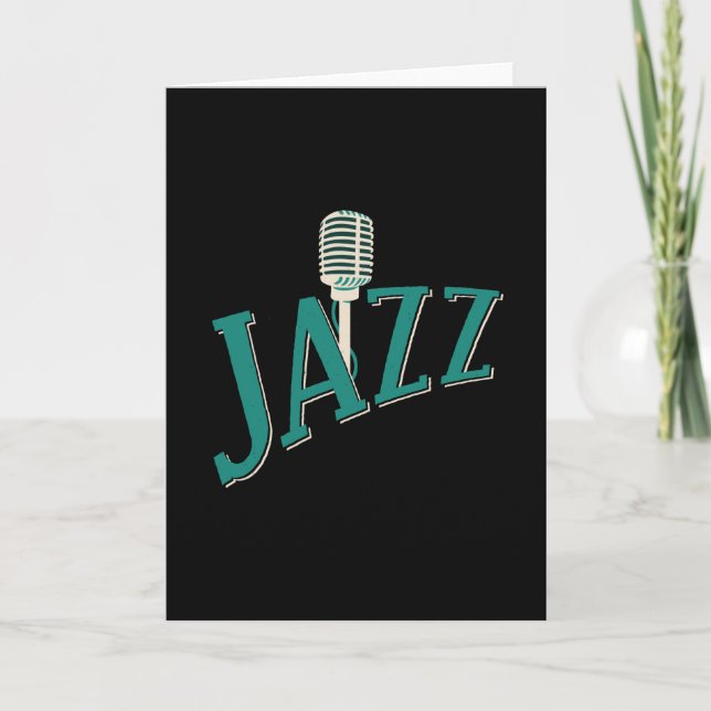 Jazz Music Kort (Framsida)