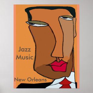 Jazz Music New Orleans 2017, ändra text Poster