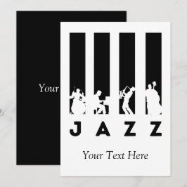 Jazz Music personlig Inbjudningar