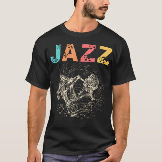 Jazz Music Saxophone Concert Trumpet Piano Orchest T Shirt