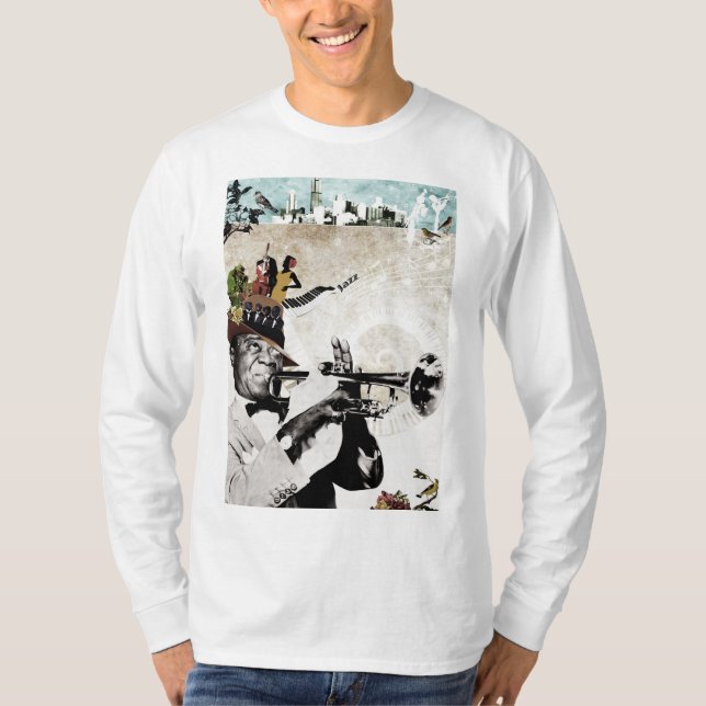 Jazz Music T Shirt (Framsida)