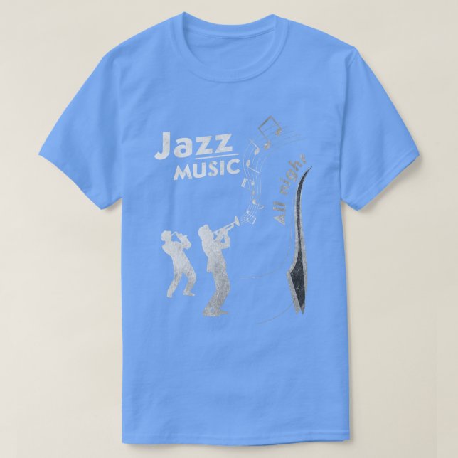 Jazz musicall night t shirt (Design framsida)