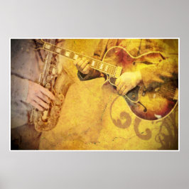 Jazz Musician Art Poster