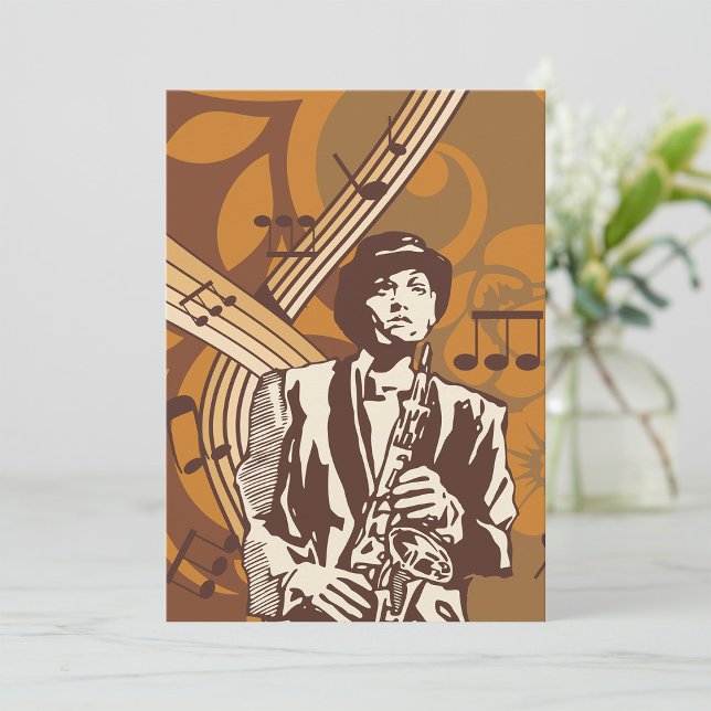Jazz Musician Inbjudningar (Skapare uppladdad)