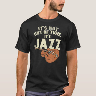 Jazz-musik, elektriska jazz-gitarrer och brasmusik t shirt