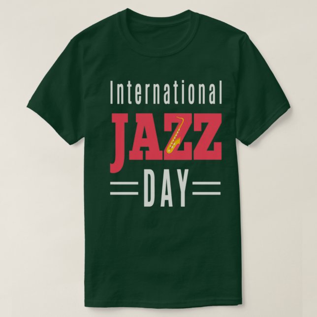 jazz-musik t shirt (Design framsida)