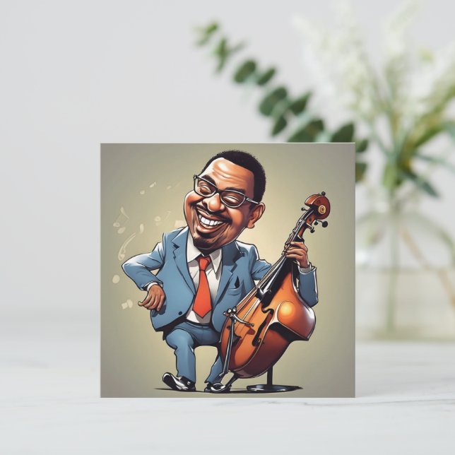 jazz musiker (Stående Fram)