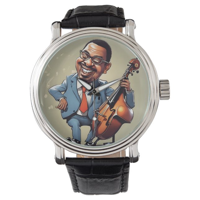 jazz musiker armbandsur (Framsida)